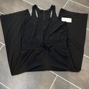 Athleta Revivie Black Jumpsuit size 14